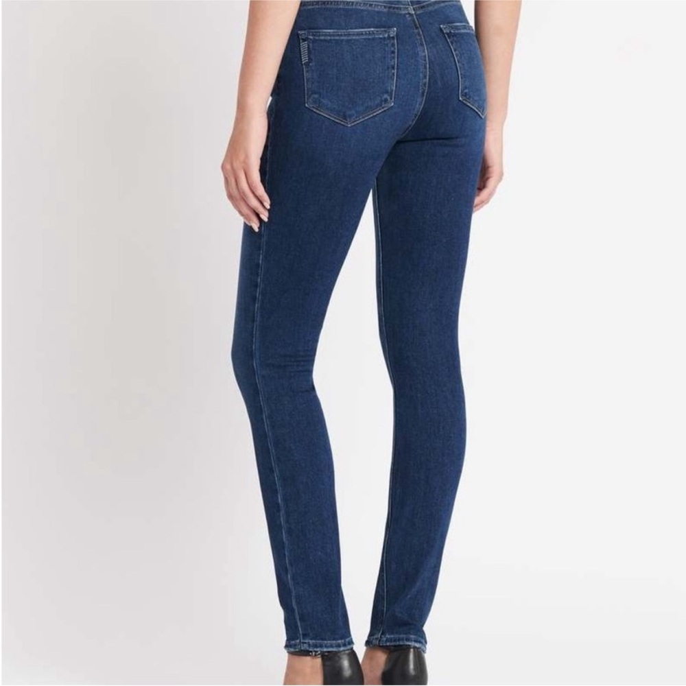 PAIGE Hoxton Slim Jeans Women 26 Blue Stretch Denim - Picture 3 of 10
